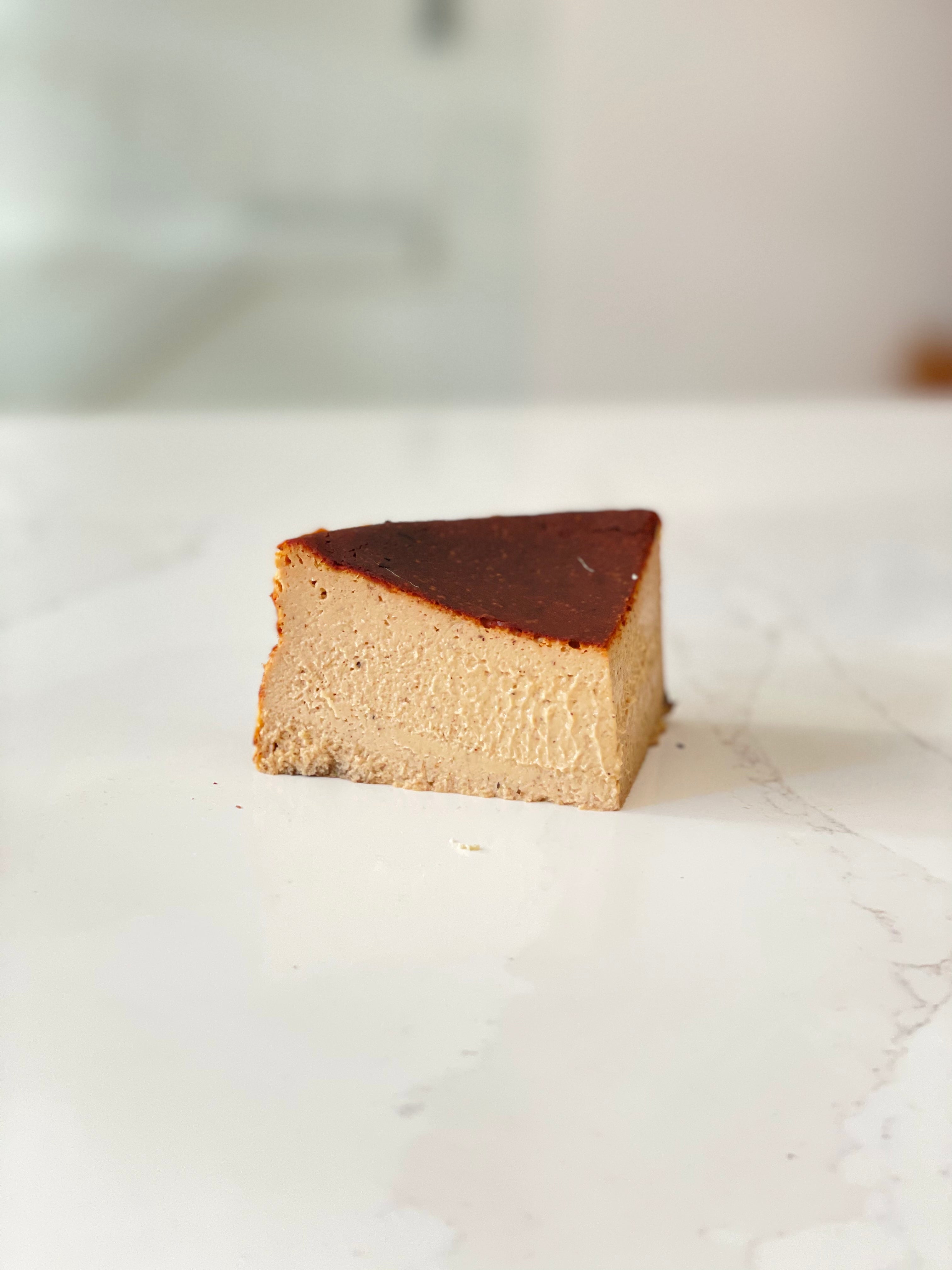 french earl grey basque cheesecake