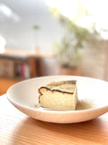 hōjicha milk tea basque cheesecake
