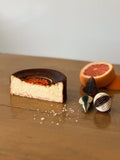 Festive Special - Salted Grapefruit & Lychee Basque Cheesecake